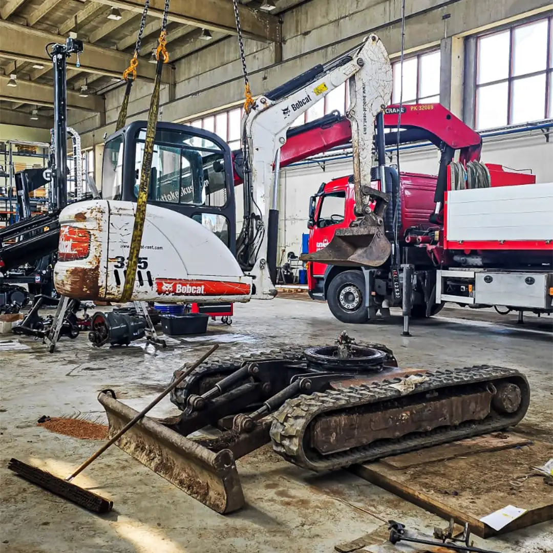 Raskaan kaluston korjaamo